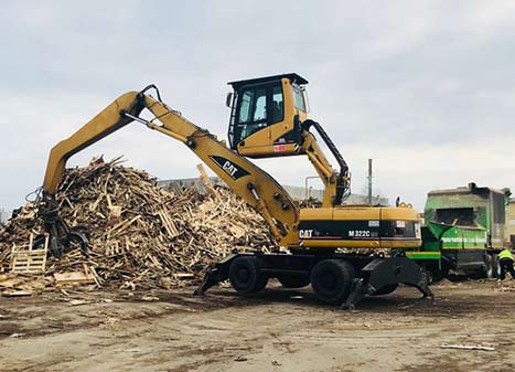 raccolta legno, carta, cartione, plastica e ferro